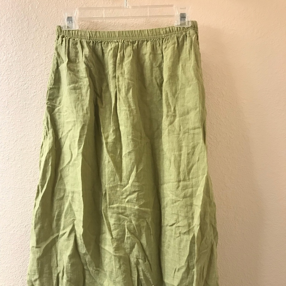 Vintage Green Maxi Skirt